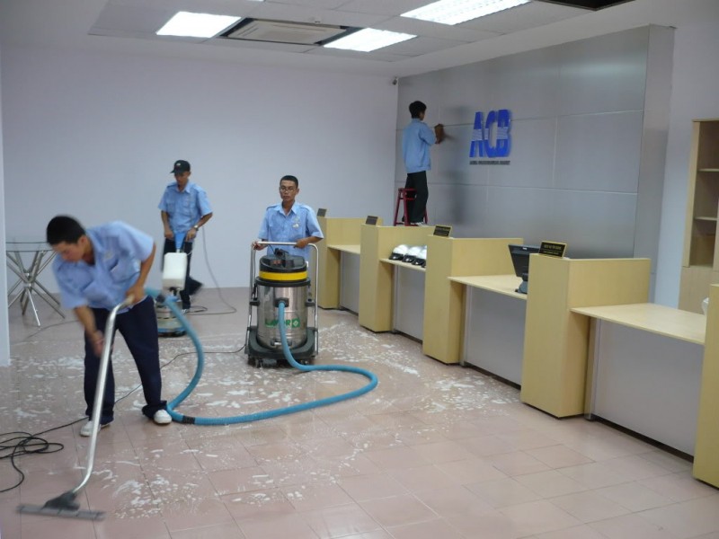 Dịch vụ vệ sinh công nghiệp tại quận Đống Đa của công ty Bình Minh