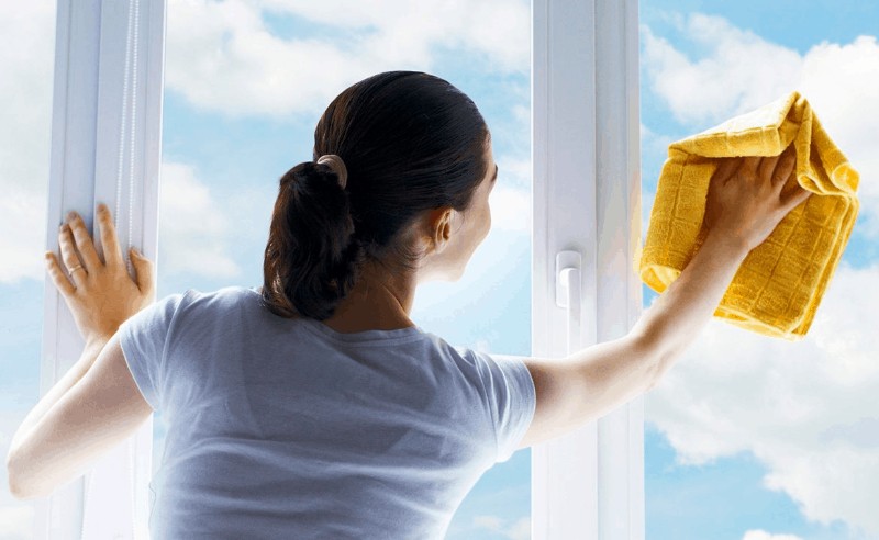 Quy  trình vệ sinh căn hộ chung cư hạng mục cửa sổ