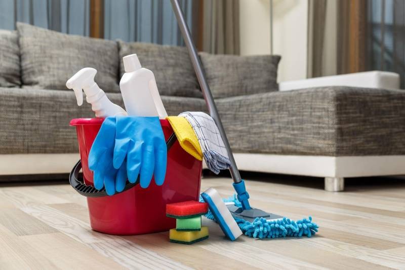Quy  trình vệ sinh căn hộ chung cư hạng mục sàn nhà