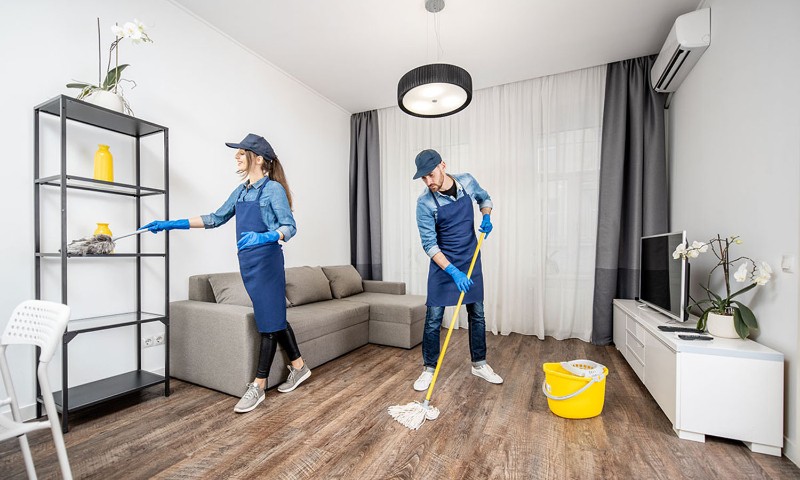 Quy  trình vệ sinh căn hộ chung cư tổng thể