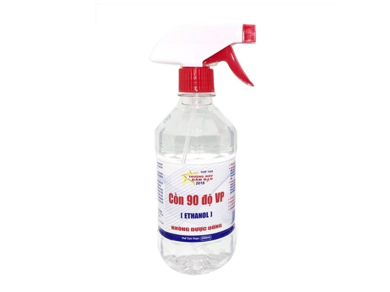 Dùng cồn để tẩy keo trên loại nhựa tương thích